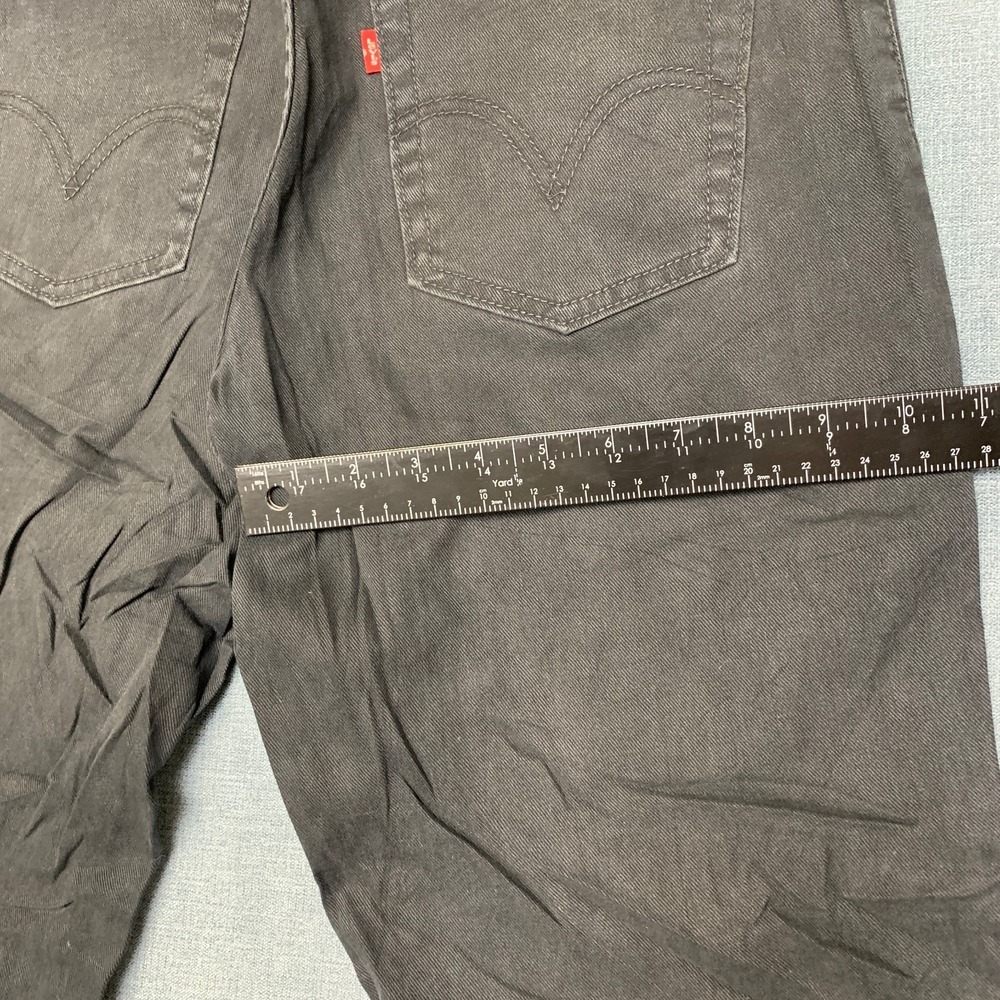 Levi's 550 Bootcut Jeans Women 12S Black Denim Cotton Stretch Casual Relaxed Fit - Picture 13 of 16